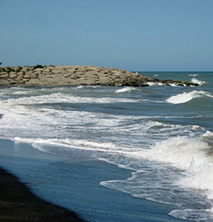 La mer Caspienne Iran